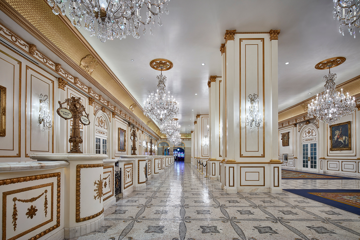 Paris Hotel lobby, Paris Hotel lobby, Las Vegas, Nevada., Jack Salen