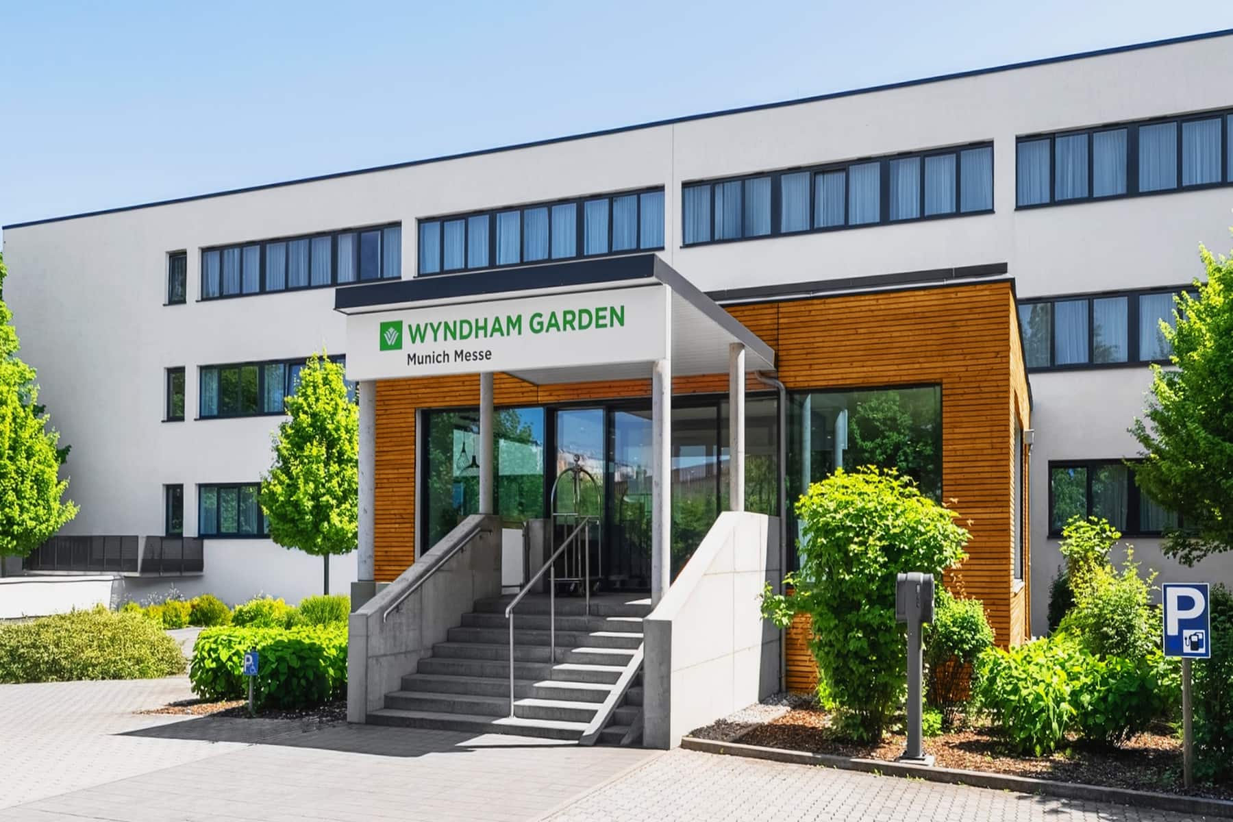 Exterior of Wyndham Garden Munich Messe hotel in Munich, Other than US/Canada