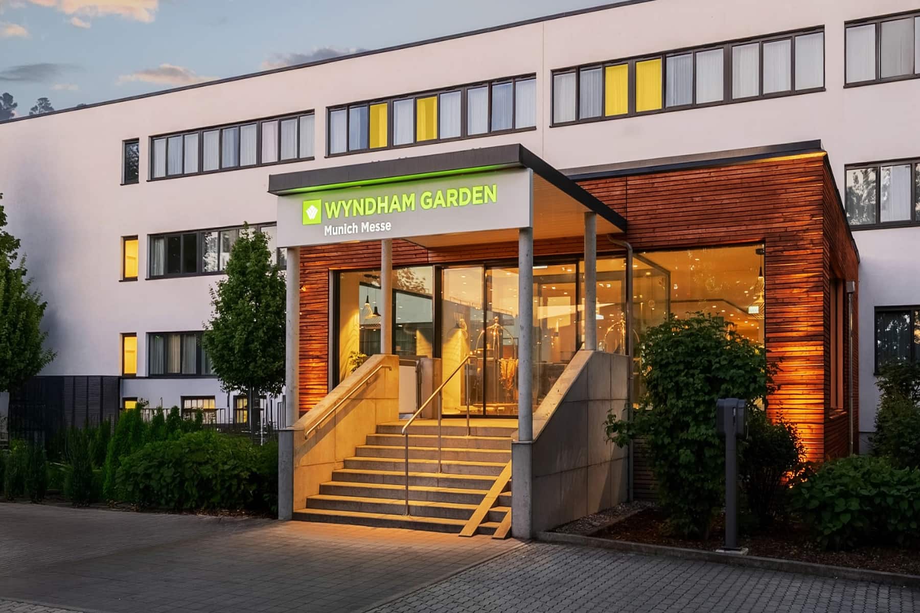 Exterior of Wyndham Garden Munich Messe hotel in Munich, Other than US/Canada