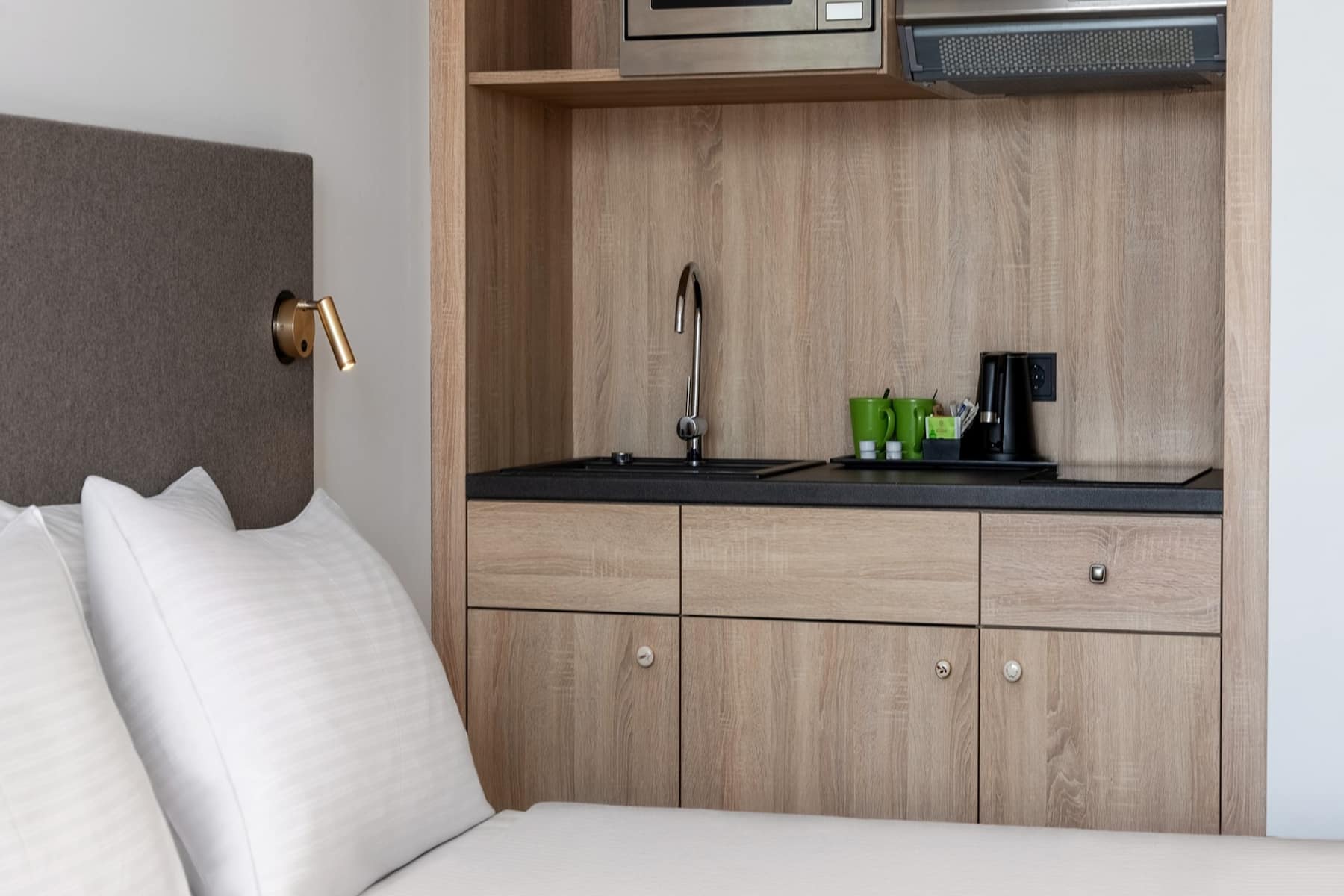 Guest room at the Wyndham Garden Munich Messe in Munich, Other than US/Canada