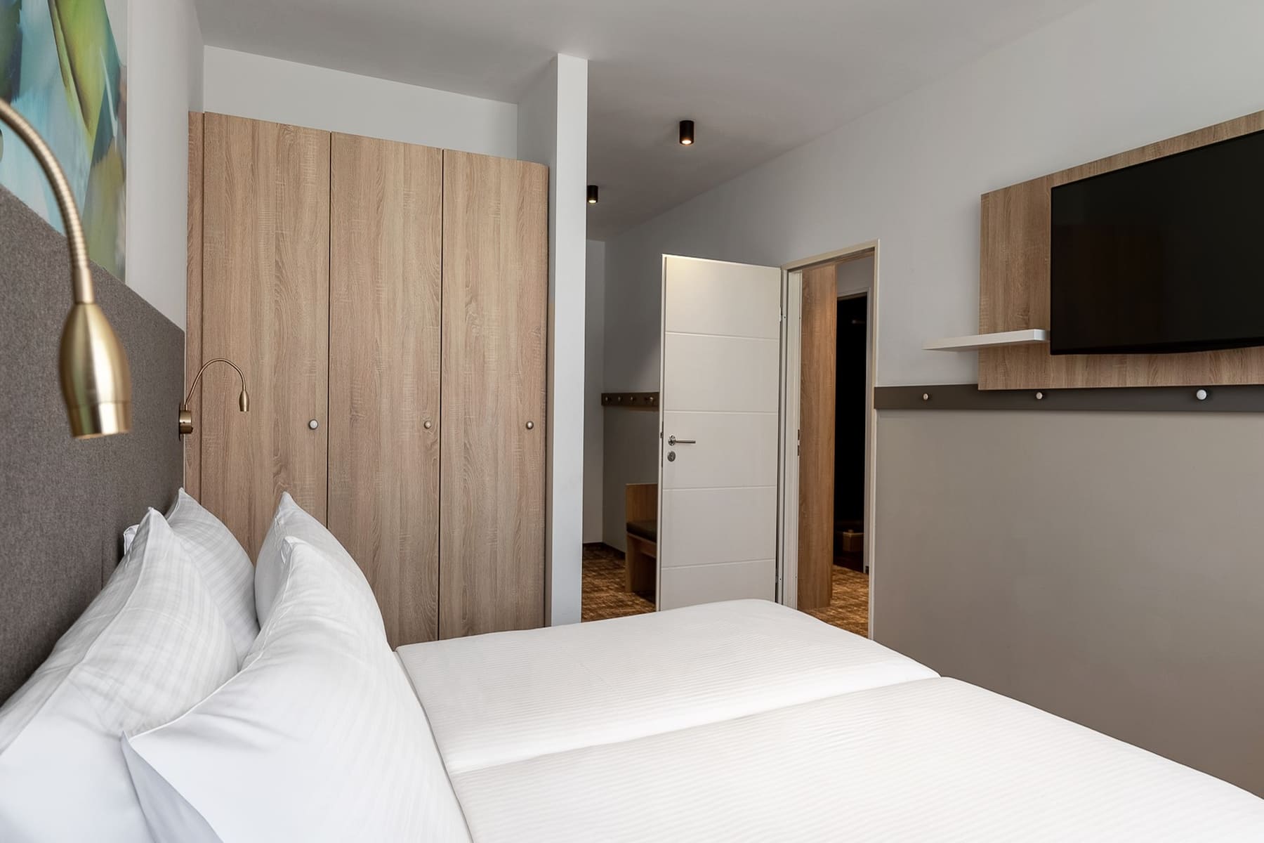 Guest room at the Wyndham Garden Munich Messe in Munich, Other than US/Canada