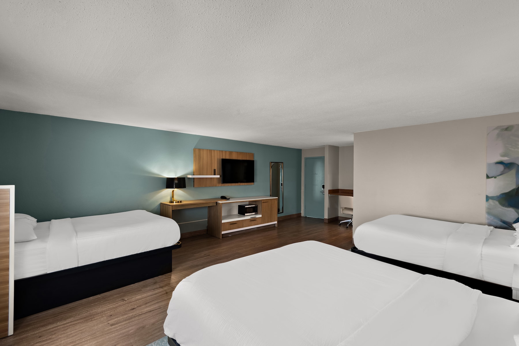 Guest room at the Wyndham Garden Ankeny in Ankeny, Iowa