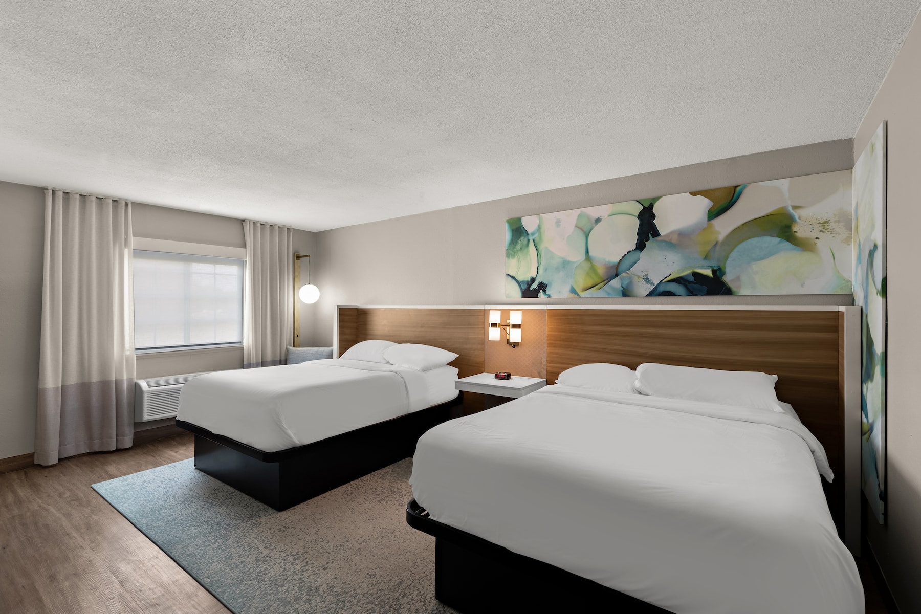 Guest room at the Wyndham Garden Ankeny in Ankeny, Iowa