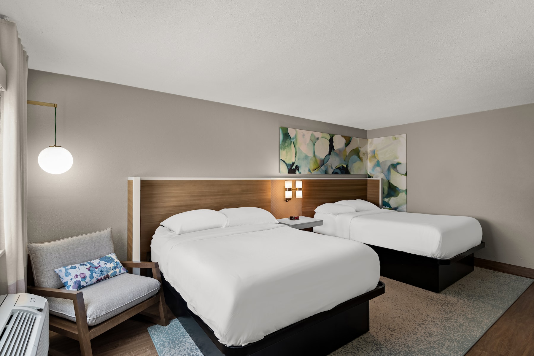 Guest room at the Wyndham Garden Ankeny in Ankeny, Iowa