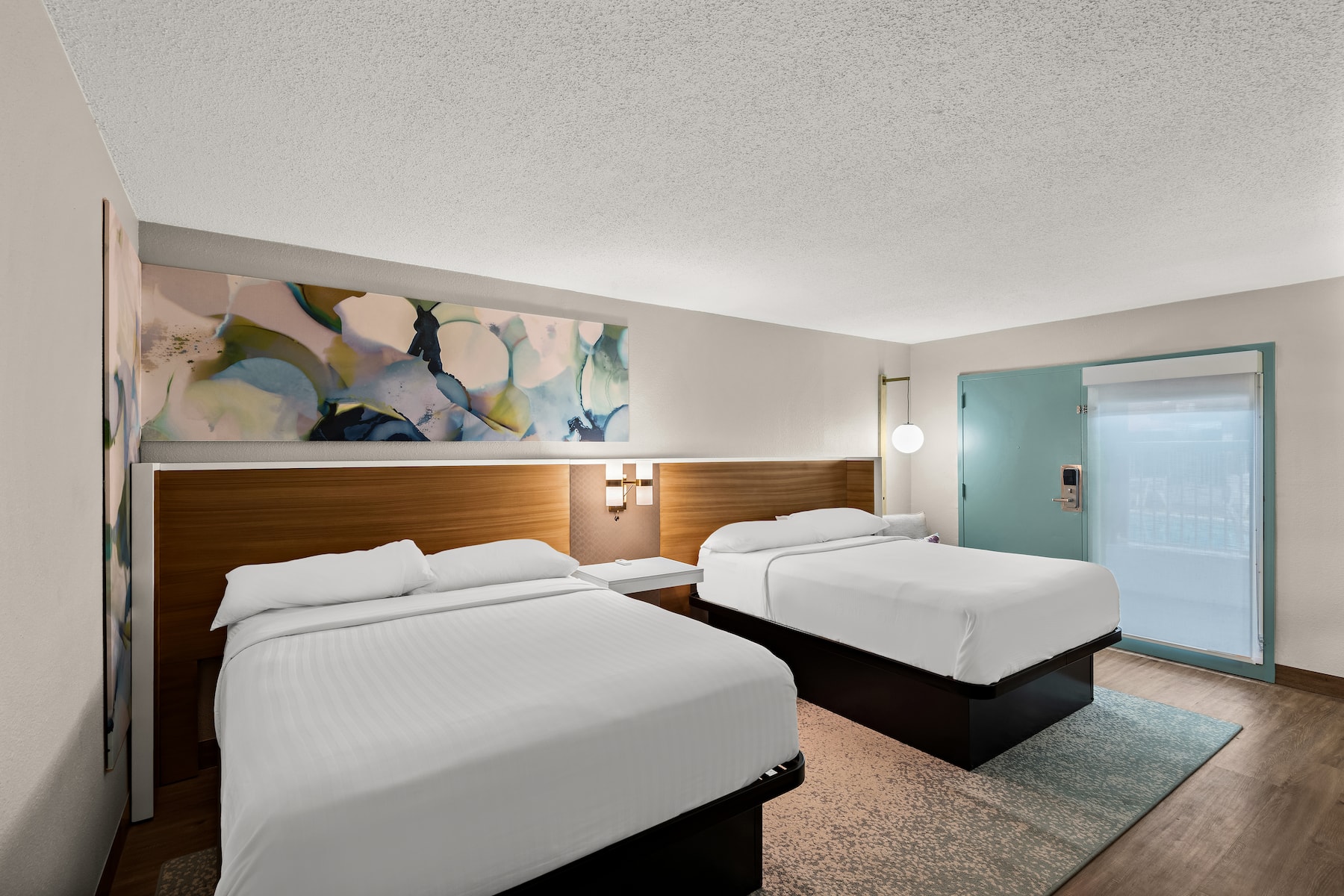 Guest room at the Wyndham Garden Ankeny in Ankeny, Iowa