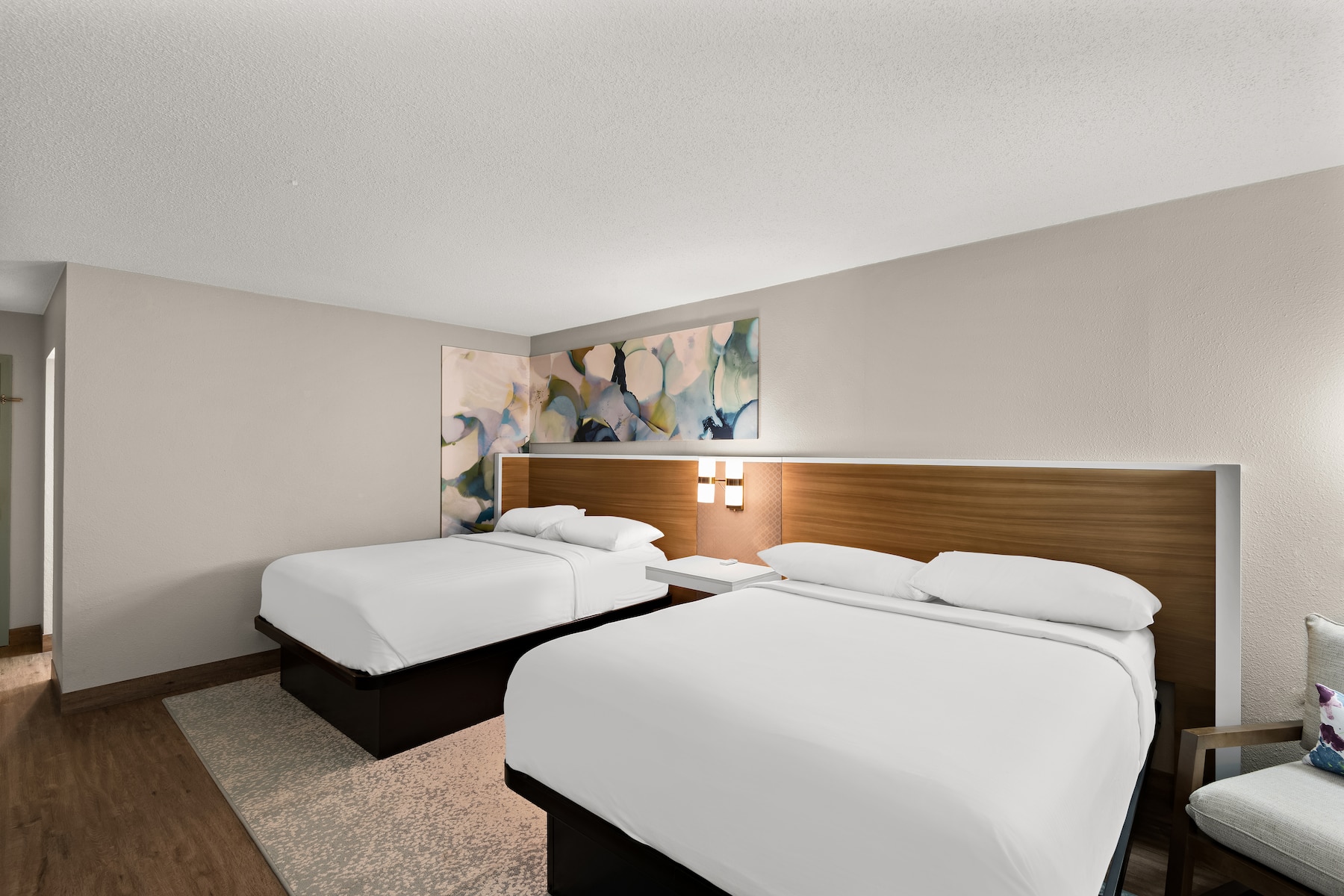 Guest room at the Wyndham Garden Ankeny in Ankeny, Iowa