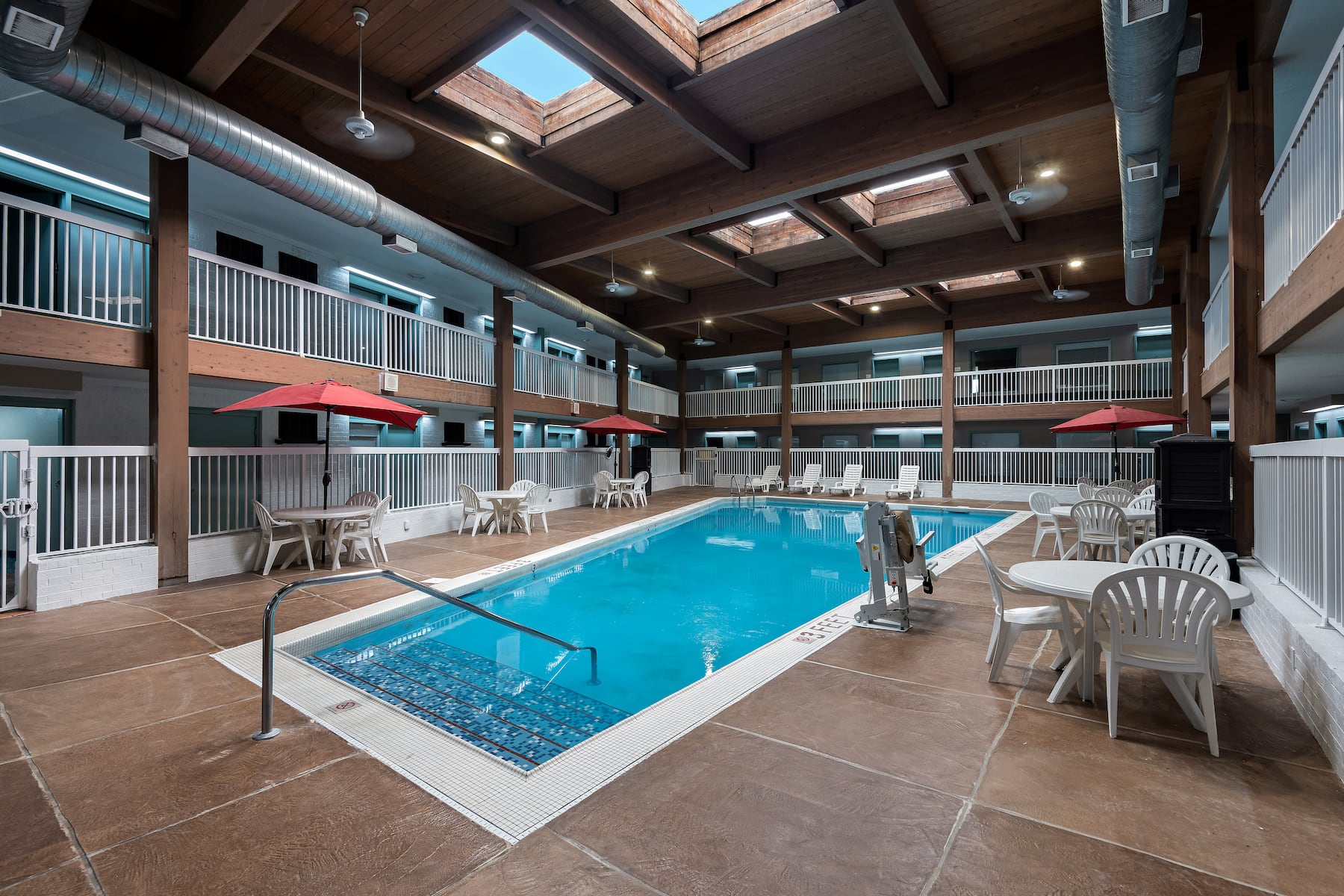 Indoor pool at the Wyndham Garden Ankeny in Ankeny, Iowa