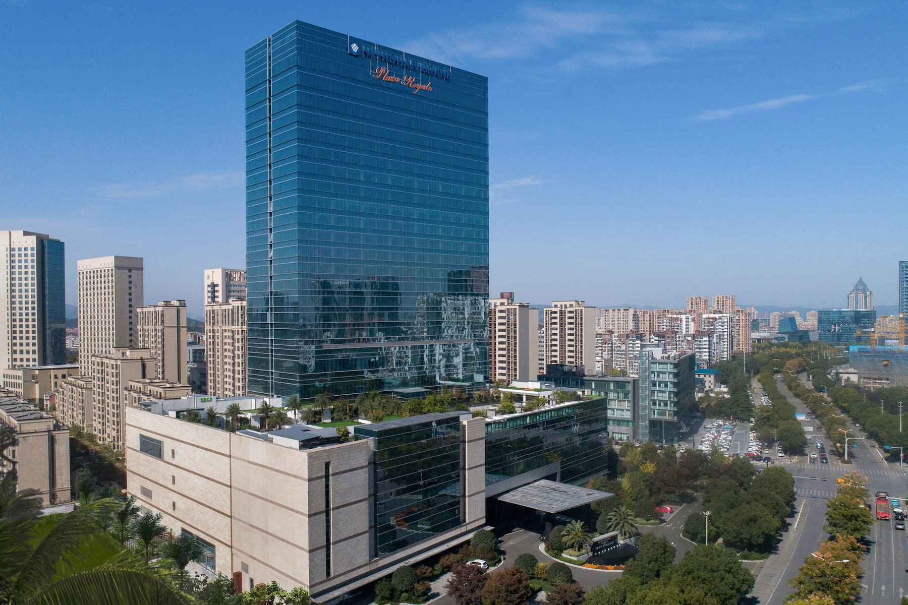 Exterior of Wyndham Grand Plaza Royale Ever Bright Changxing hotel in Huzhou, Other than US/Canada