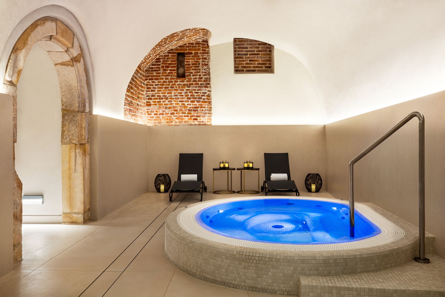Hot tub at the Wyndham Grand Krakow Old Town in Cracow, Other than US/Canada