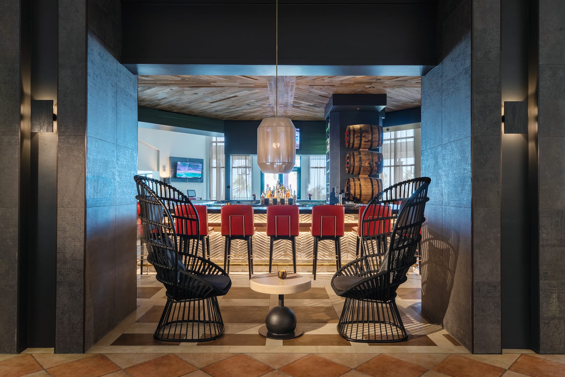 Wyndham Grand Rio Mar Rainforest Beach and Golf Resort restaurant bar in Rio Grande, Other than US/Canada