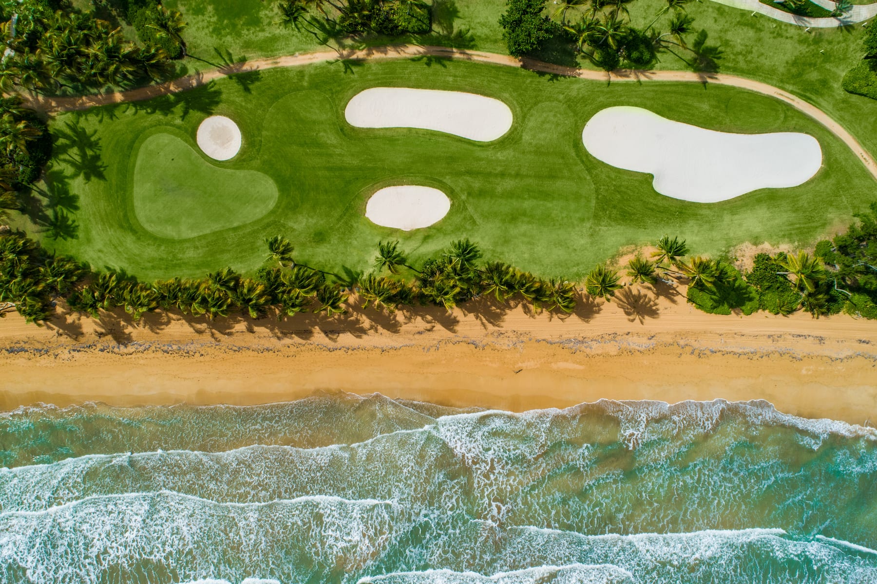 Golf course at Wyndham Grand Rio Mar Rainforest Beach and Golf Resort in Rio Grande, Other than US/Canada