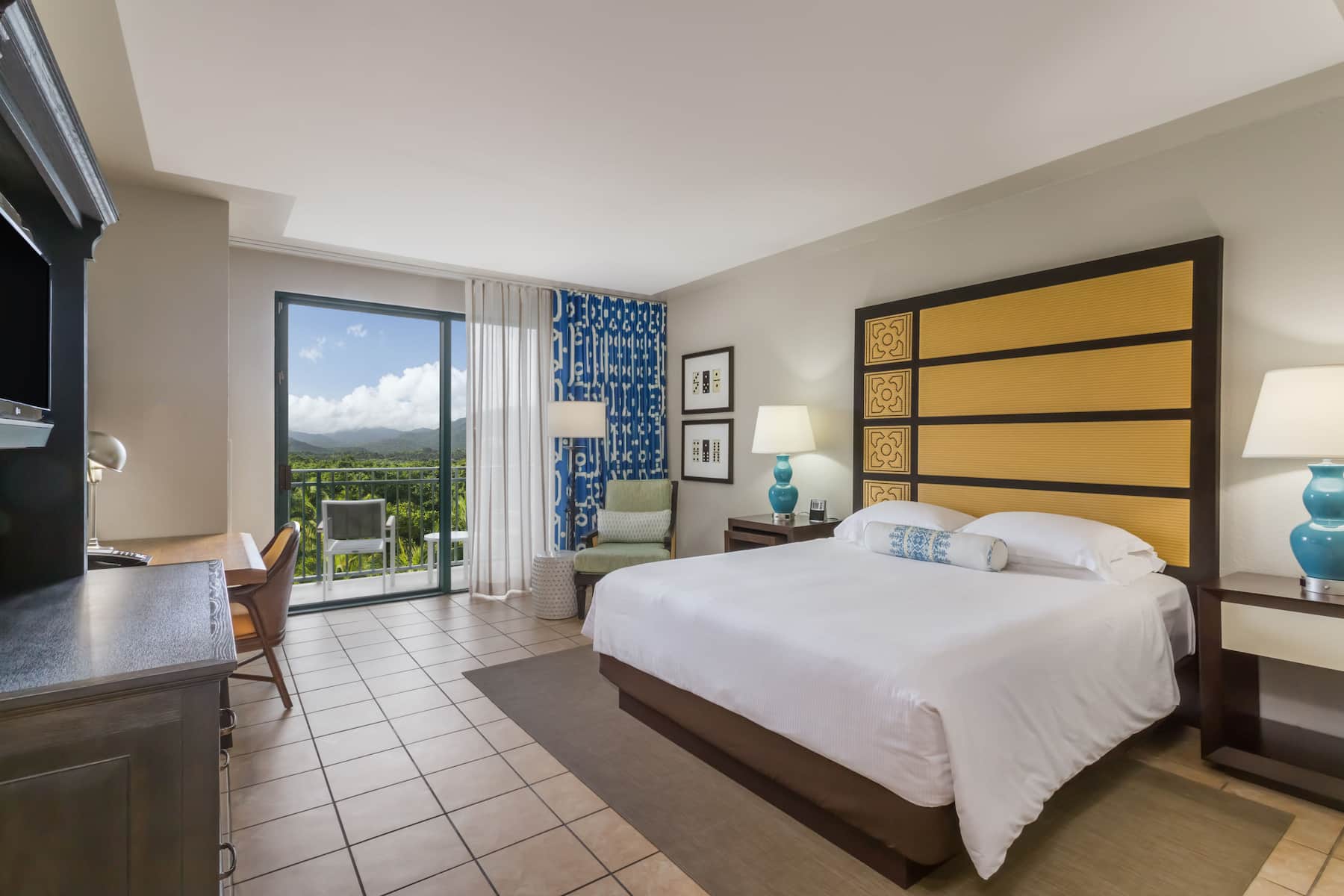Guest room at the Wyndham Grand Rio Mar Rainforest Beach and Golf Resort in Rio Grande, Other than US/Canada
