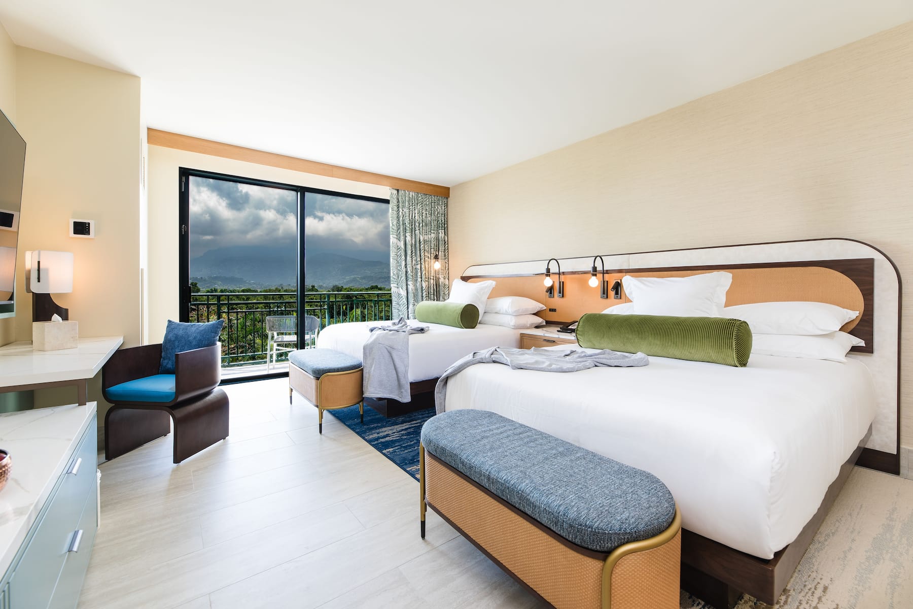 Guest room at the Wyndham Grand Rio Mar Rainforest Beach and Golf Resort in Rio Grande, Other than US/Canada