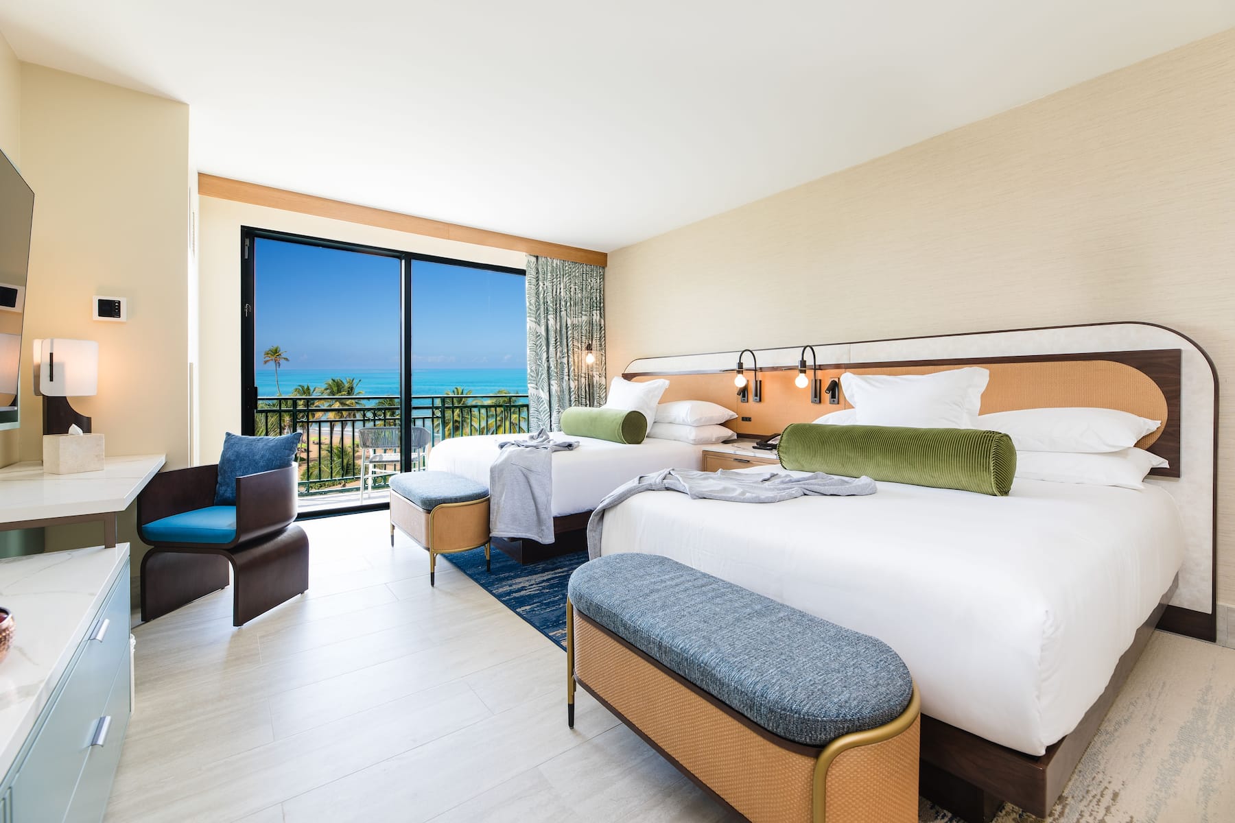 Guest room at the Wyndham Grand Rio Mar Rainforest Beach and Golf Resort in Rio Grande, Other than US/Canada
