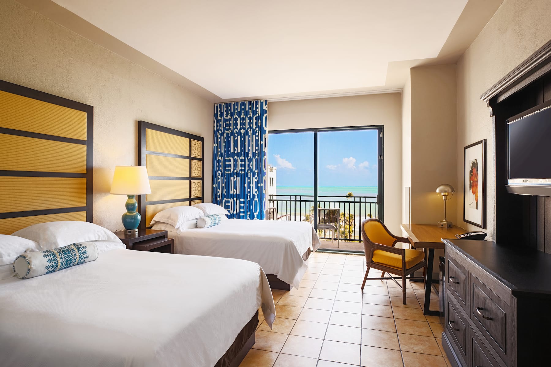 Guest room at the Wyndham Grand Rio Mar Rainforest Beach and Golf Resort in Rio Grande, Other than US/Canada