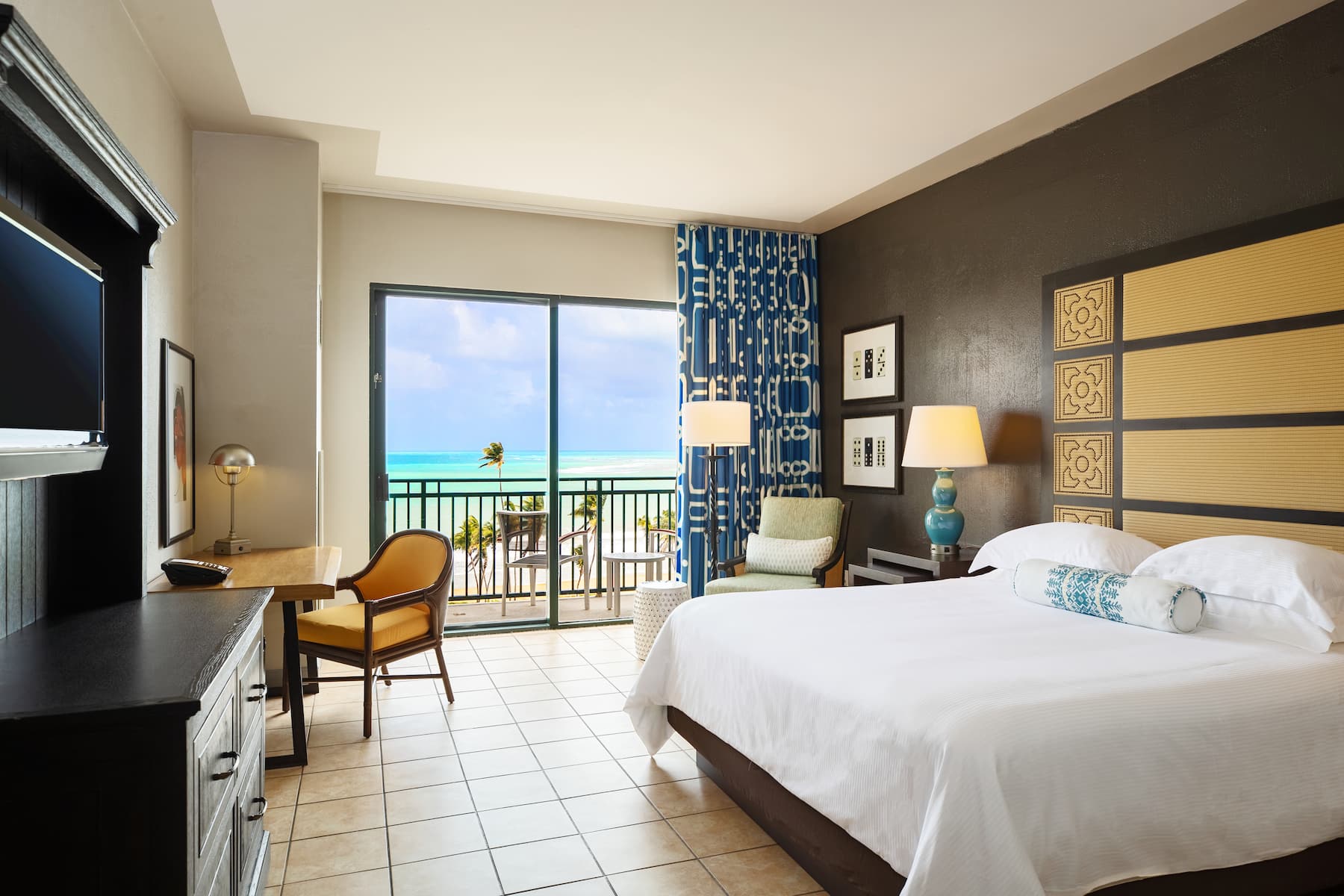 Guest room at the Wyndham Grand Rio Mar Rainforest Beach and Golf Resort in Rio Grande, Other than US/Canada