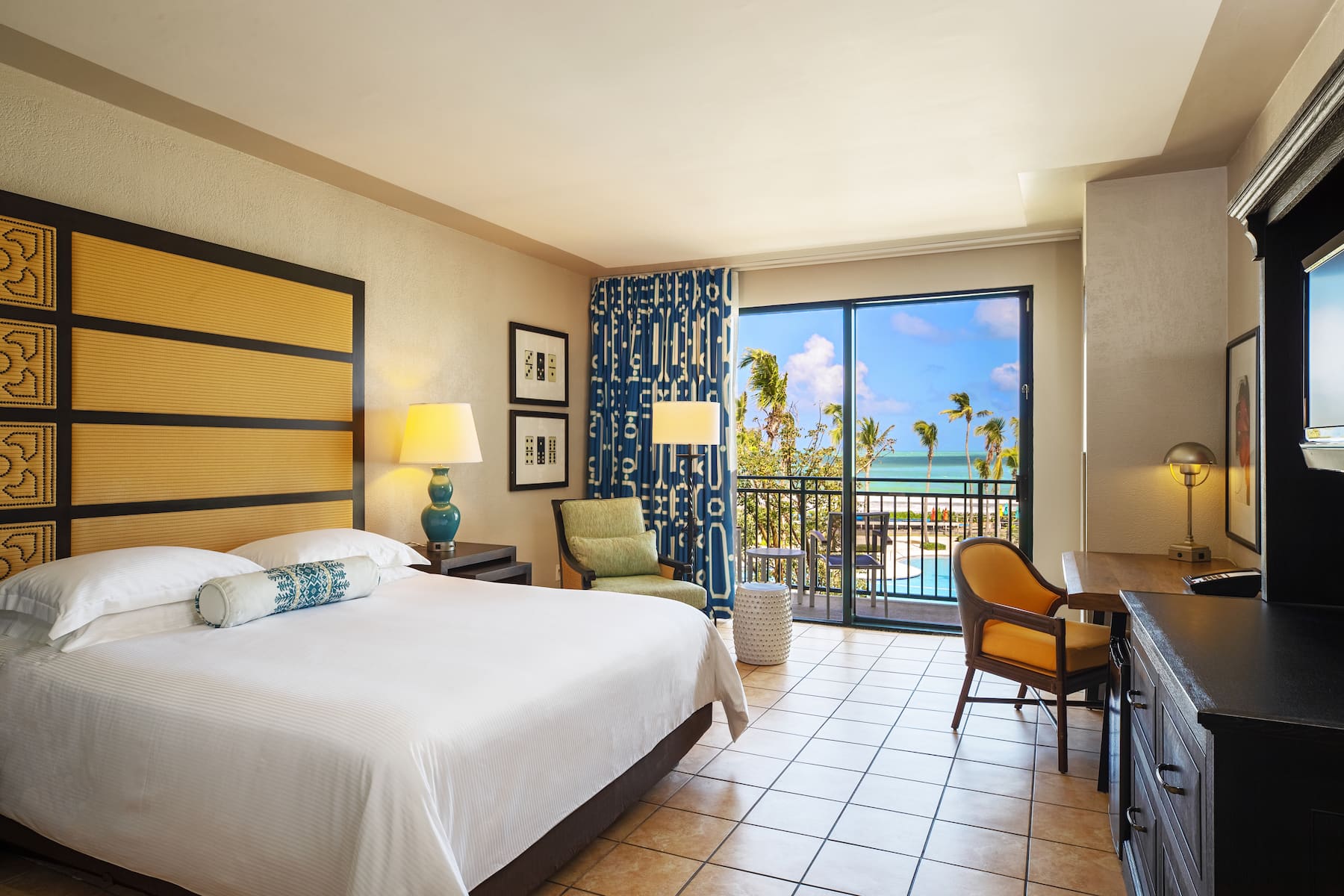 Guest room at the Wyndham Grand Rio Mar Rainforest Beach and Golf Resort in Rio Grande, Other than US/Canada
