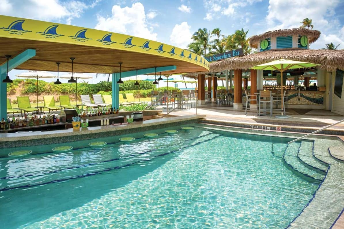 Pool bar at the Wyndham Grand Rio Mar Rainforest Beach and Golf Resort in Rio Grande, Other than US/Canada