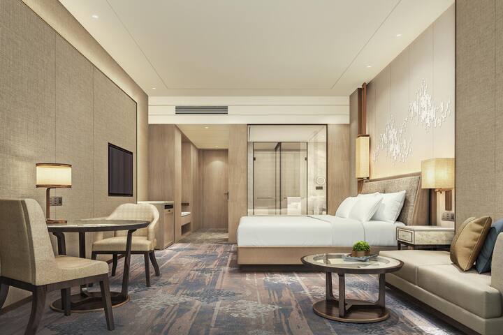 Guest room at the Wyndham Baise Resort in Baise, Other than US/Canada