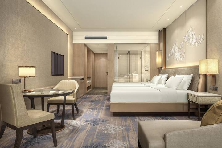Guest room at the Wyndham Baise Resort in Baise, Other than US/Canada