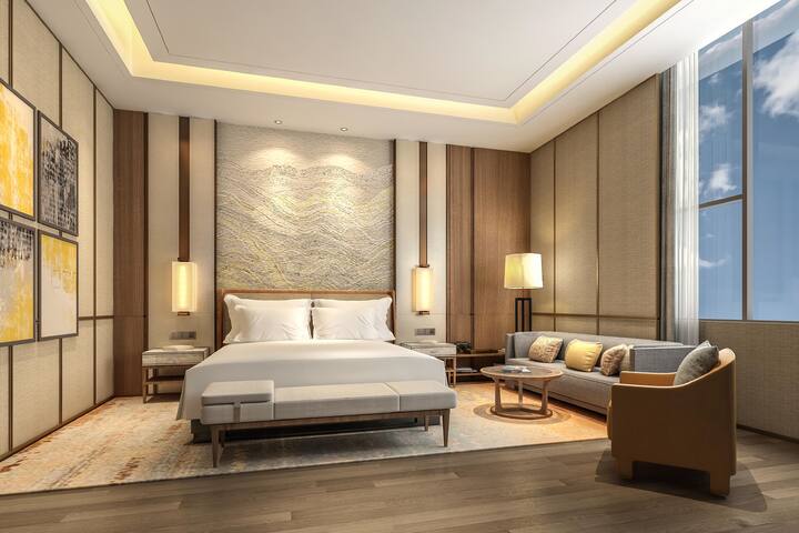Guest room at the Wyndham Baise Resort in Baise, Other than US/Canada
