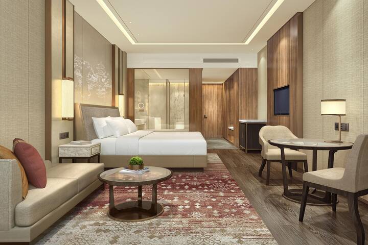 Guest room at the Wyndham Baise Resort in Baise, Other than US/Canada
