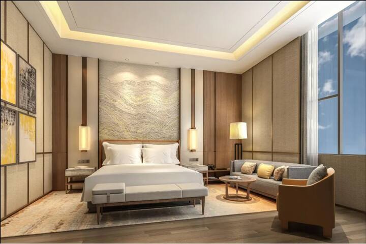 Guest room at the Wyndham Baise Resort in Baise, Other than US/Canada
