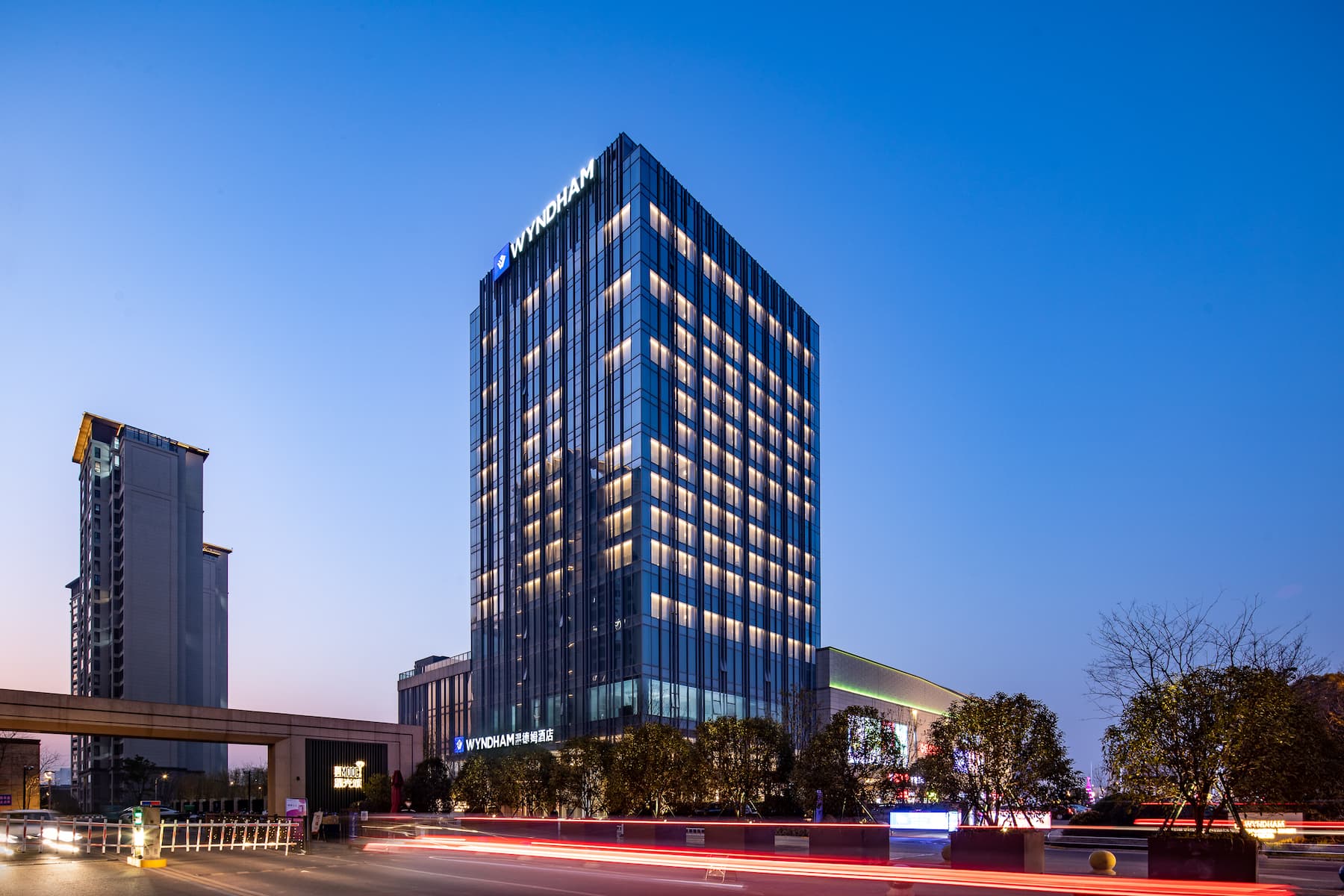 Exterior of Wyndham Changzhou Xinbei hotel in Changzhou, Other than US/Canada