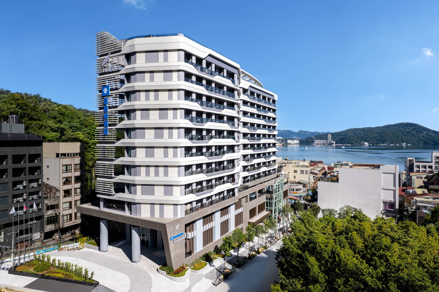 Exterior of Wyndham Sun Moon Lake hotel in Taiwan-Nantou, Other than US/Canada