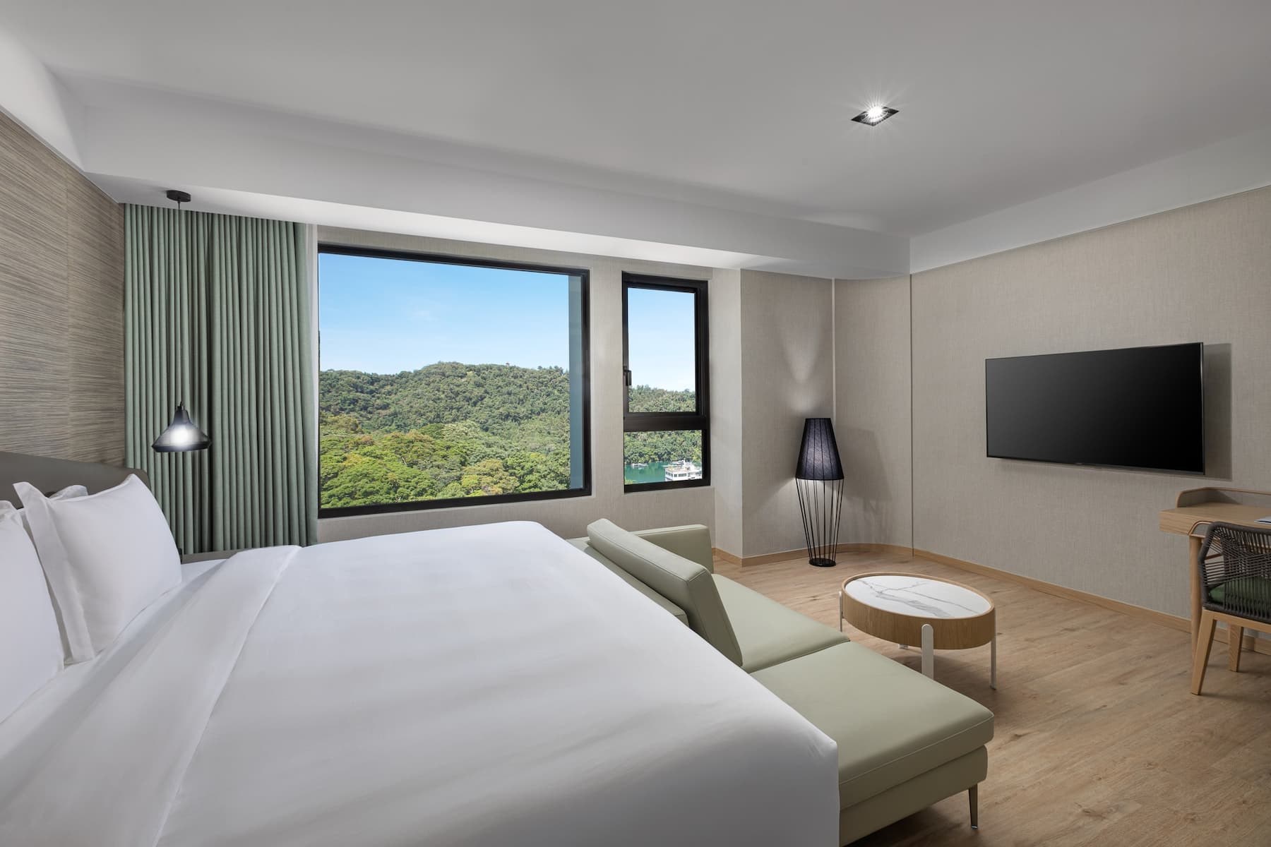 Guest room at the Wyndham Sun Moon Lake in Taiwan-Nantou, Other than US/Canada