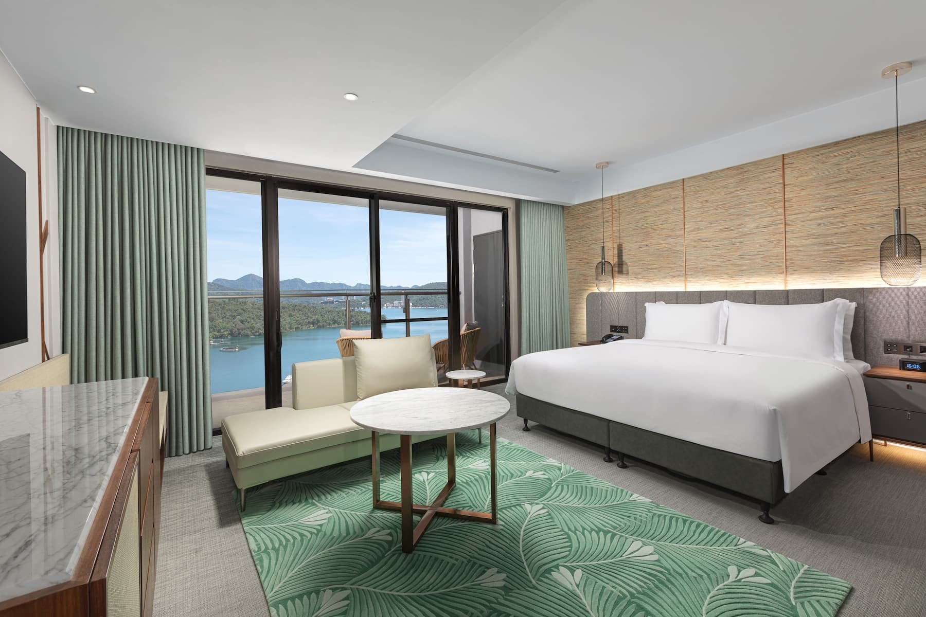 Guest room at the Wyndham Sun Moon Lake in Taiwan-Nantou, Other than US/Canada