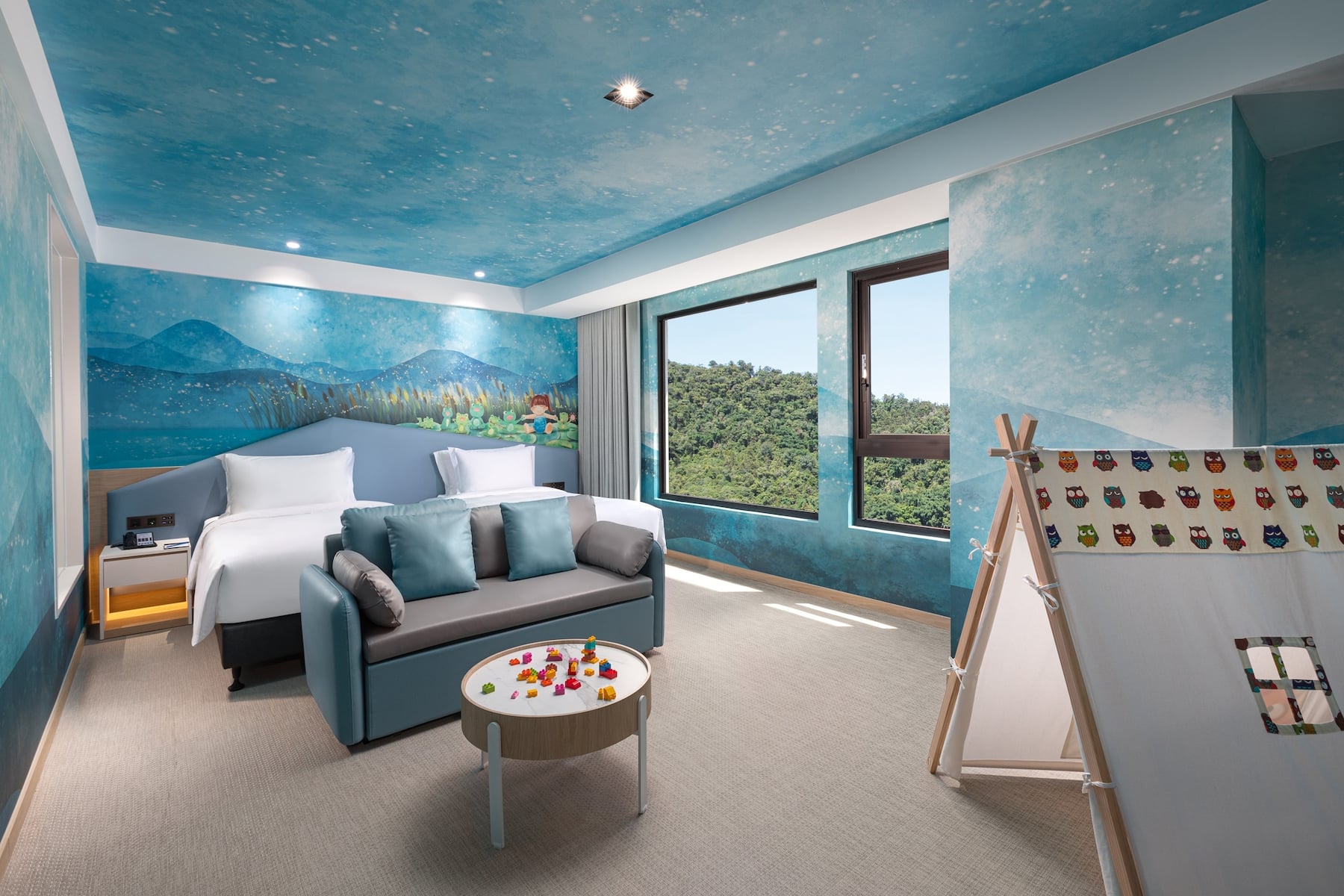 Guest room at the Wyndham Sun Moon Lake in Taiwan-Nantou, Other than US/Canada