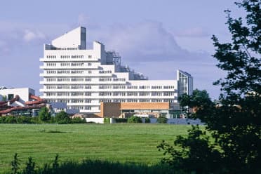 Exterior of Wyndham Stralsund HanseDom hotel in Stralsund, Other than US/Canada