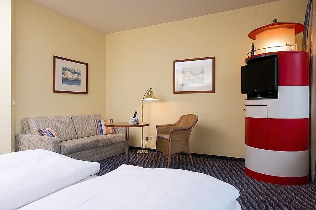 Guest room at the Wyndham Stralsund HanseDom in Stralsund, Other than US/Canada