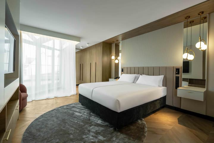 Guest room at the Wyndham Wroclaw Old Town in Wroclaw, Other than US/Canada