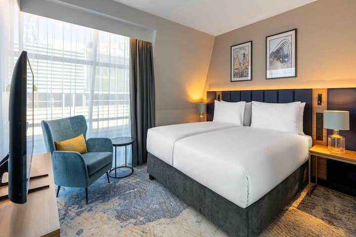 Guest room at the Wyndham Wroclaw Old Town in Wroclaw, Other than US/Canada