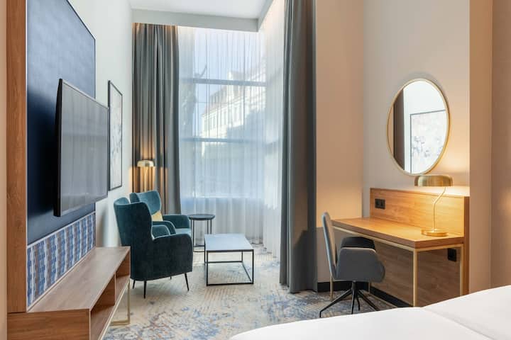 Guest room at the Wyndham Wroclaw Old Town in Wroclaw, Other than US/Canada