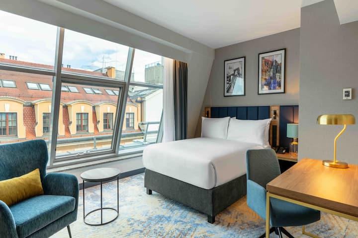 Guest room at the Wyndham Wroclaw Old Town in Wroclaw, Other than US/Canada