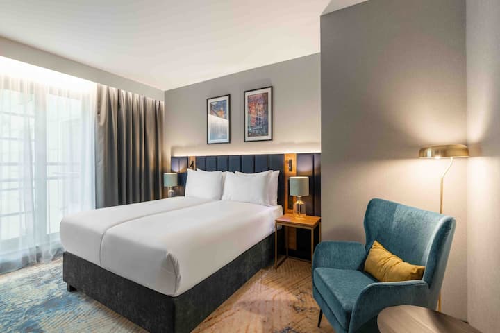 Guest room at the Wyndham Wroclaw Old Town in Wroclaw, Other than US/Canada