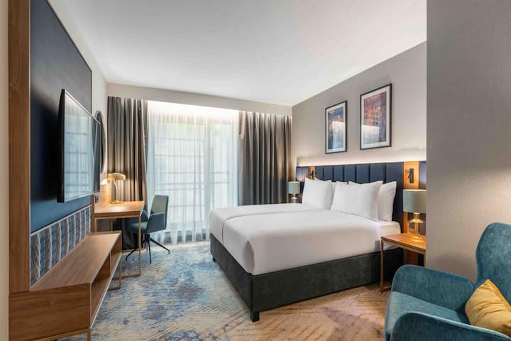 Guest room at the Wyndham Wroclaw Old Town in Wroclaw, Other than US/Canada