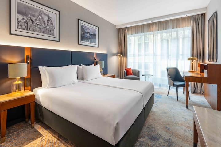 Guest room at the Wyndham Wroclaw Old Town in Wroclaw, Other than US/Canada