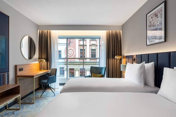 Guest room at the Wyndham Wroclaw Old Town in Wroclaw, Other than US/Canada