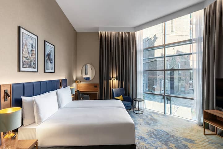 Guest room at the Wyndham Wroclaw Old Town in Wroclaw, Other than US/Canada