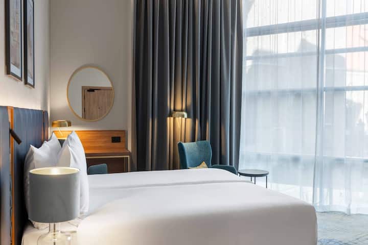 Guest room at the Wyndham Wroclaw Old Town in Wroclaw, Other than US/Canada