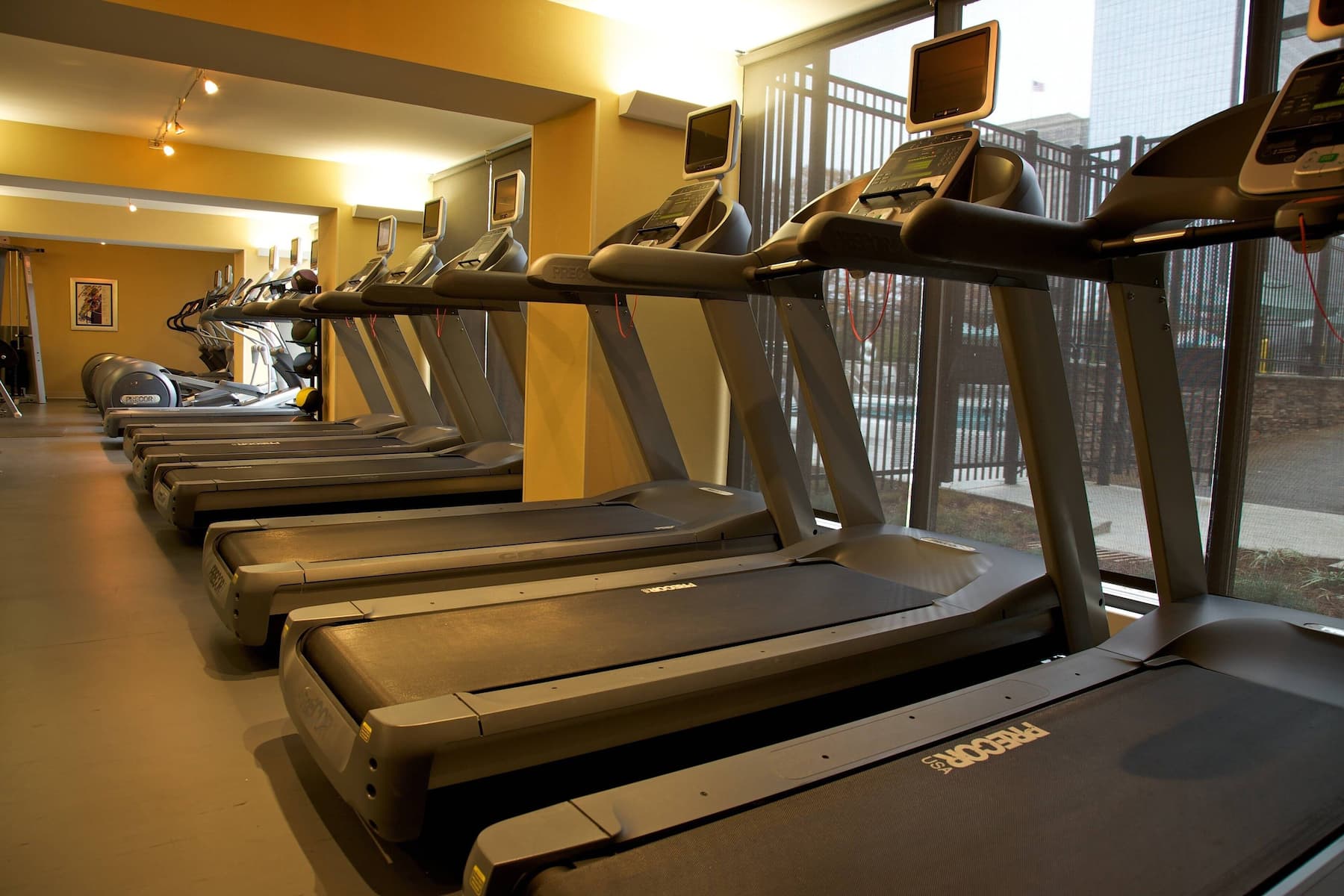 Fitness room at Wyndham Atlanta Buckhead Hotel & Conference Center in Atlanta, Georgia