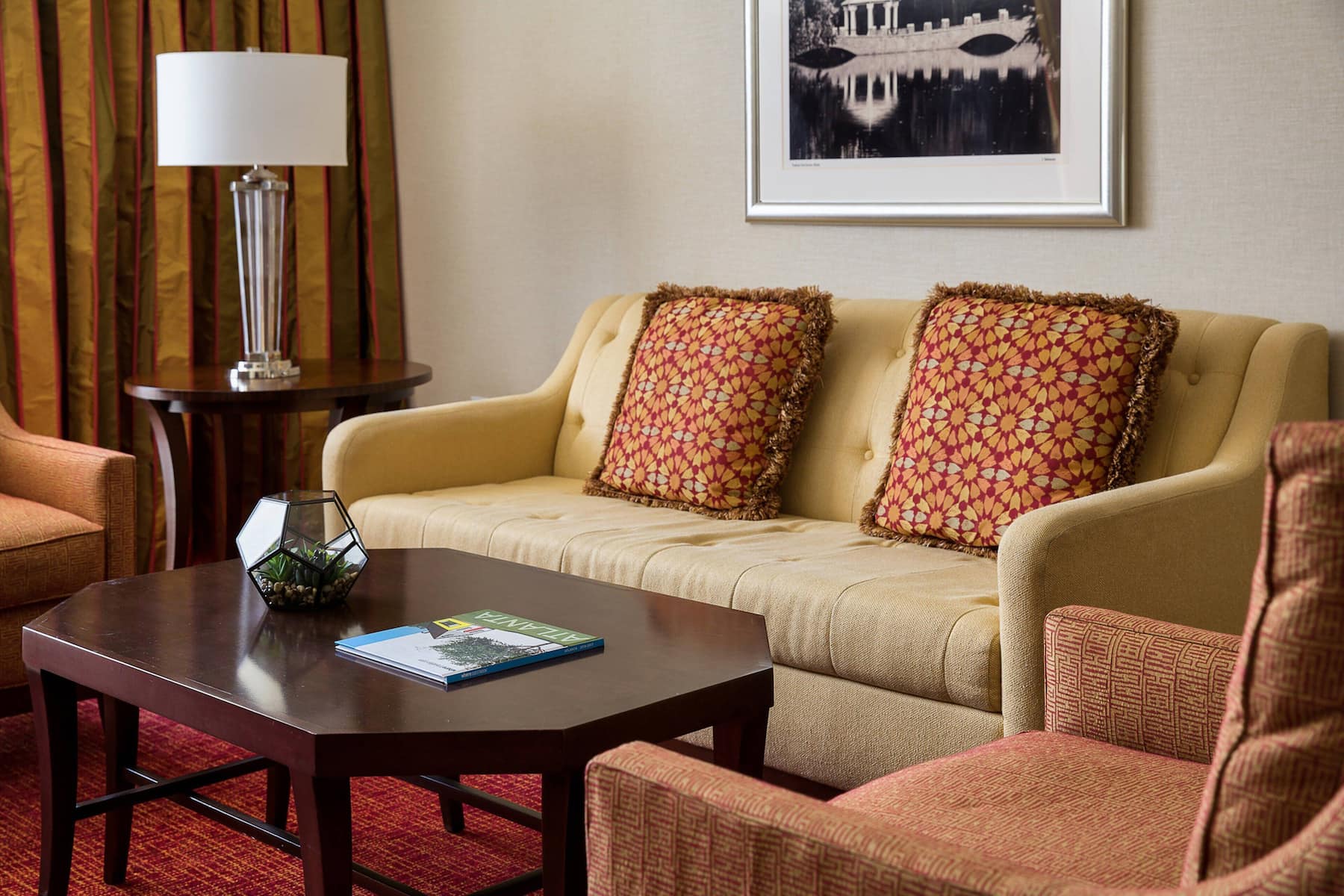 Guest room at the Wyndham Atlanta Buckhead Hotel & Conference Center in Atlanta, Georgia