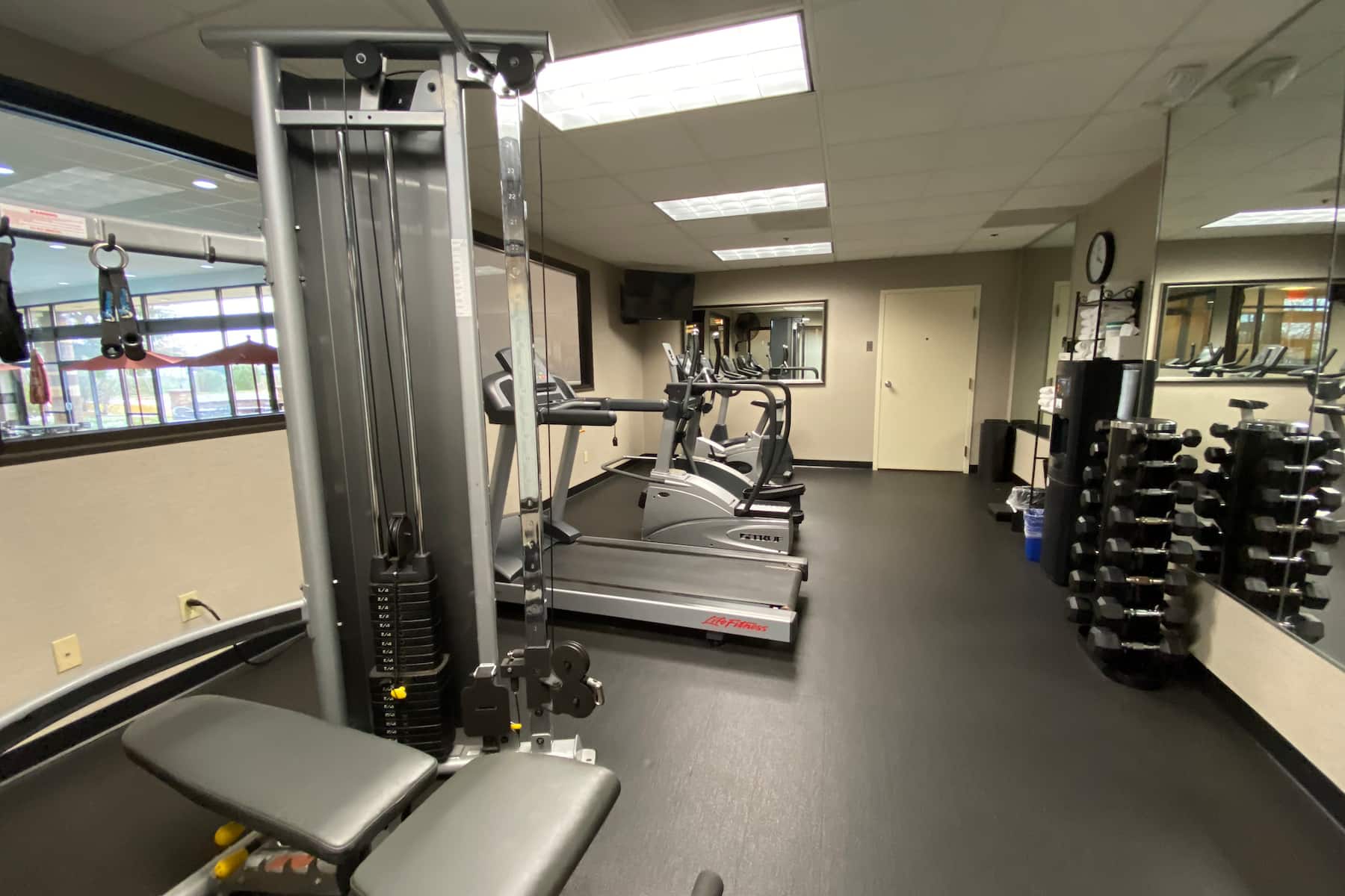 Fitness room at Wyndham Minneapolis South/Burnsville in Burnsville, Minnesota
