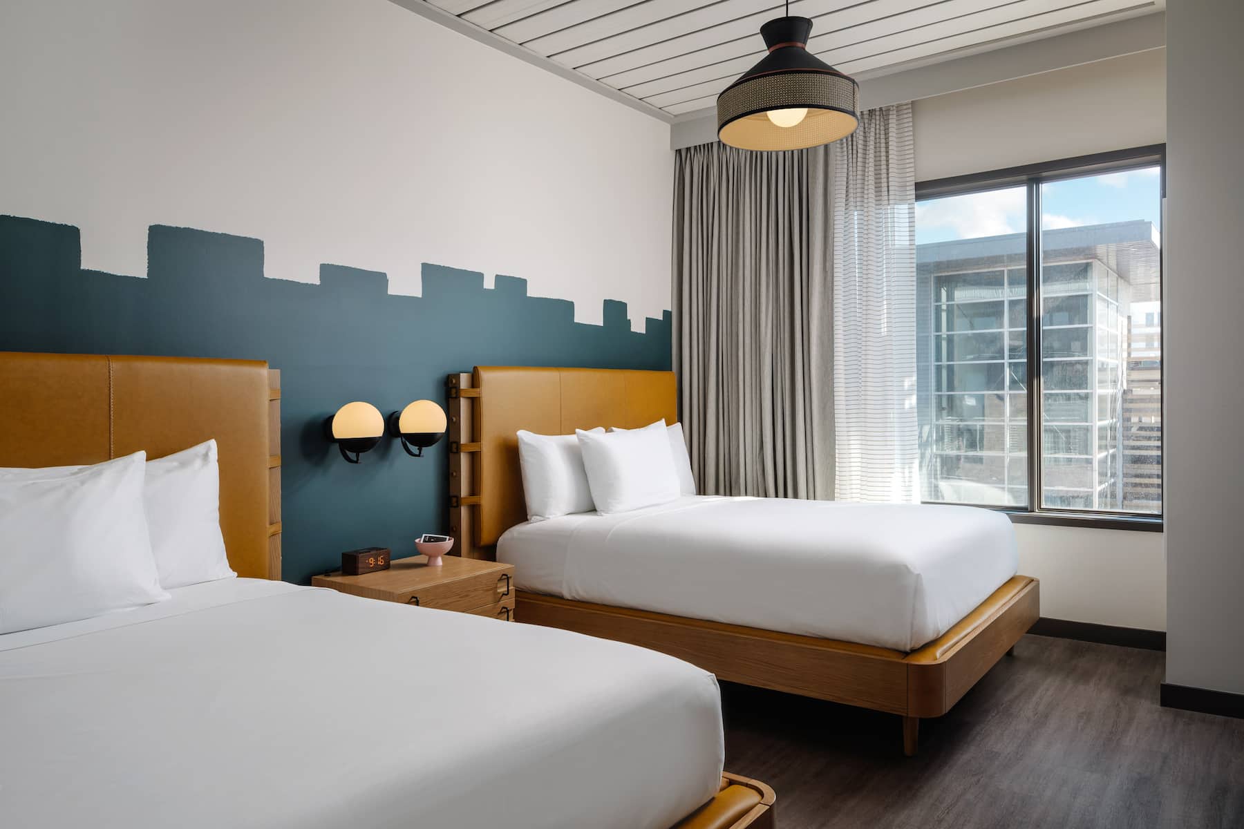 Guest room at the Origin Austin, a Wyndham Hotel in Austin, Texas