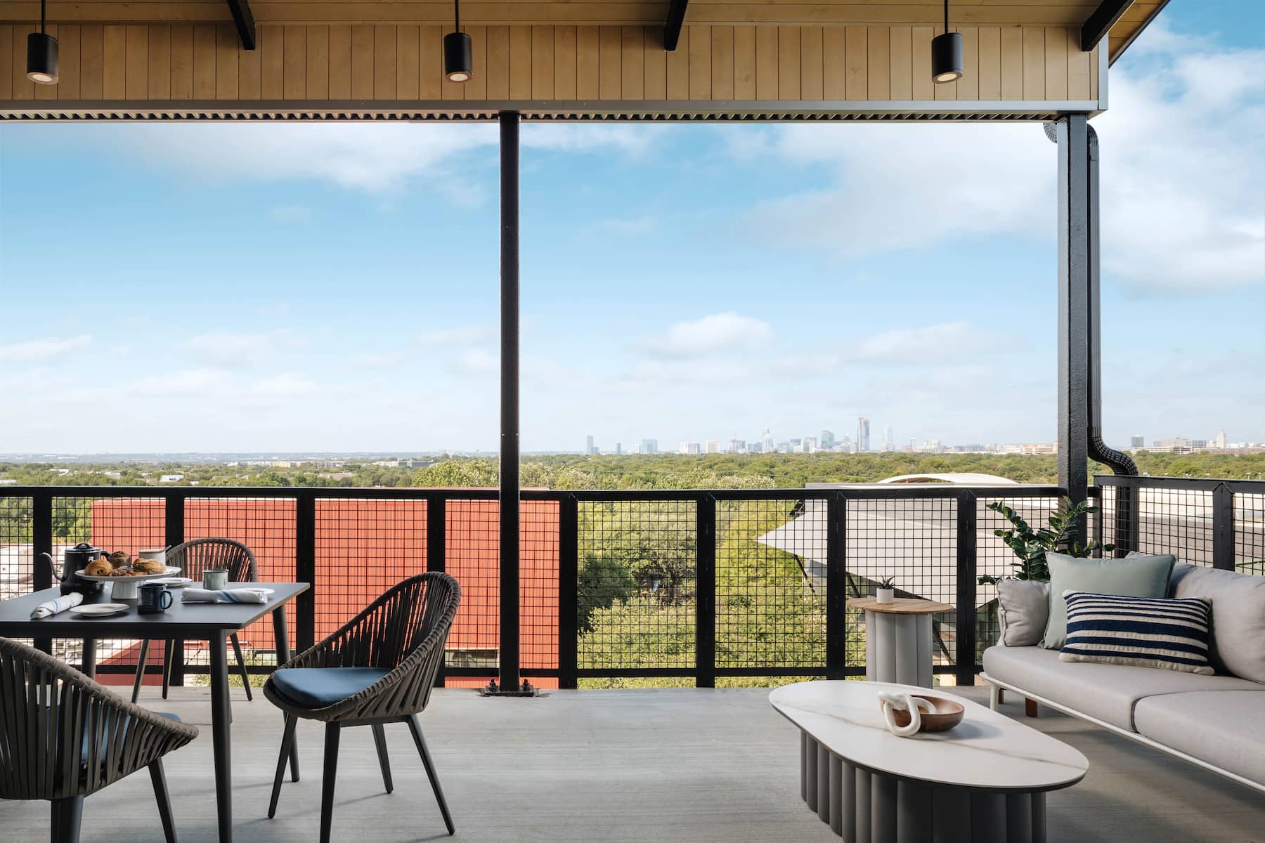 Guest room at the Origin Austin, a Wyndham Hotel in Austin, Texas