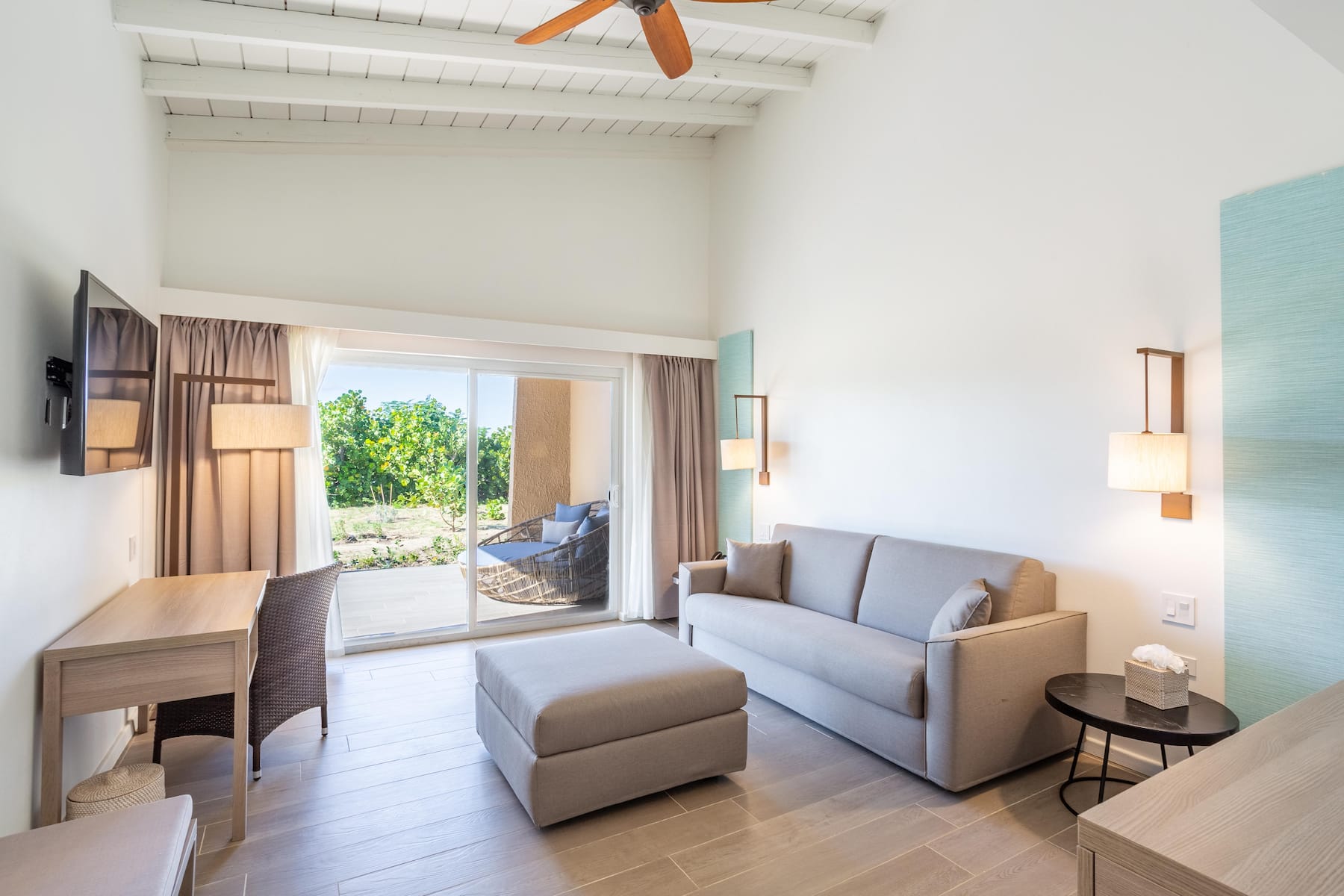 Guest room at the Wyndham Tortola BVI Lambert Beach Resort in East End, Other than US/Canada